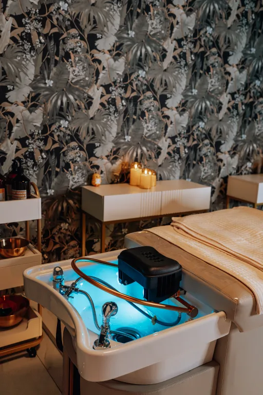 Bild von der Head Spa Liege