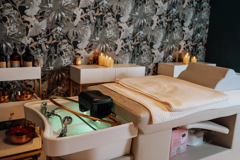 Bild von der Head Spa Liege